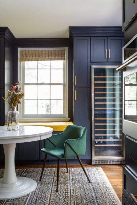 Photo of a kitchen designed for a wine lover