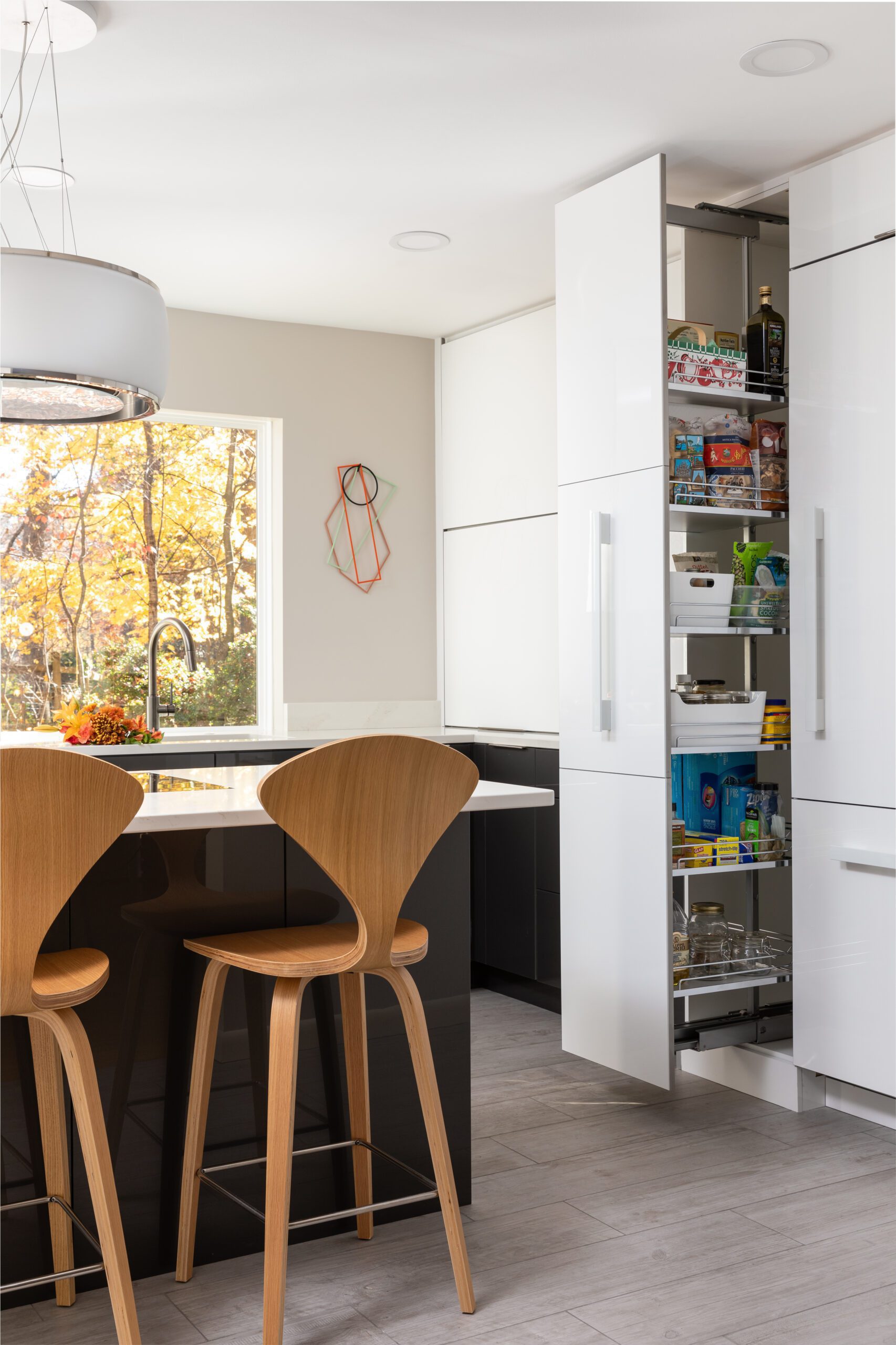A photo of a European style modern kitchen