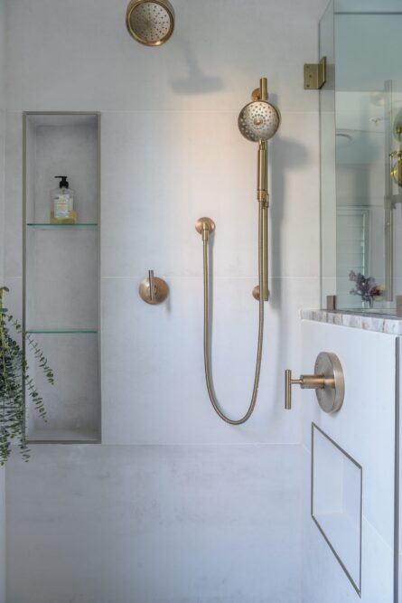 Photo of a bathroom remodel in Reston VA