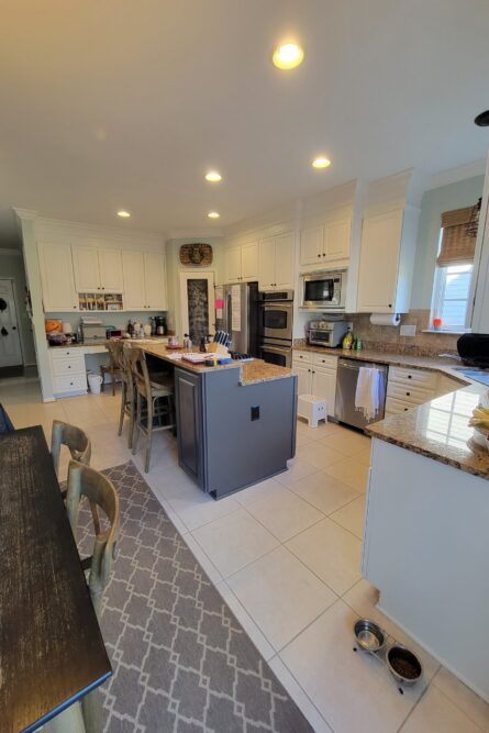 Photo of kitchen upgrade project in Reston VA by AKG Design Studio