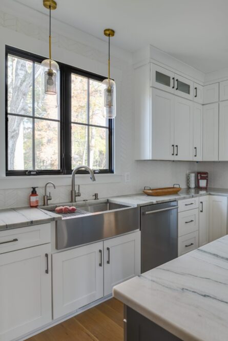 Photo of the kitchen which was part of the home design project