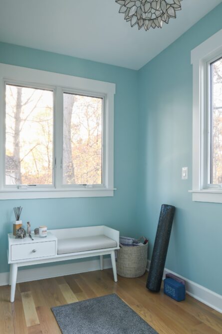 Photo of the spa room which was part of the home design project