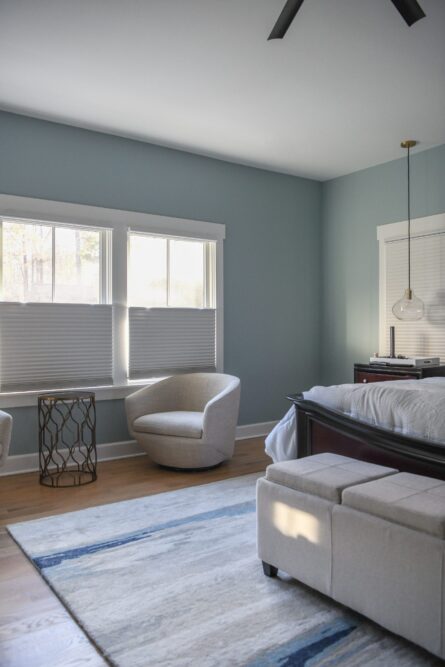 Photo of the bedroom which was part of the home design project