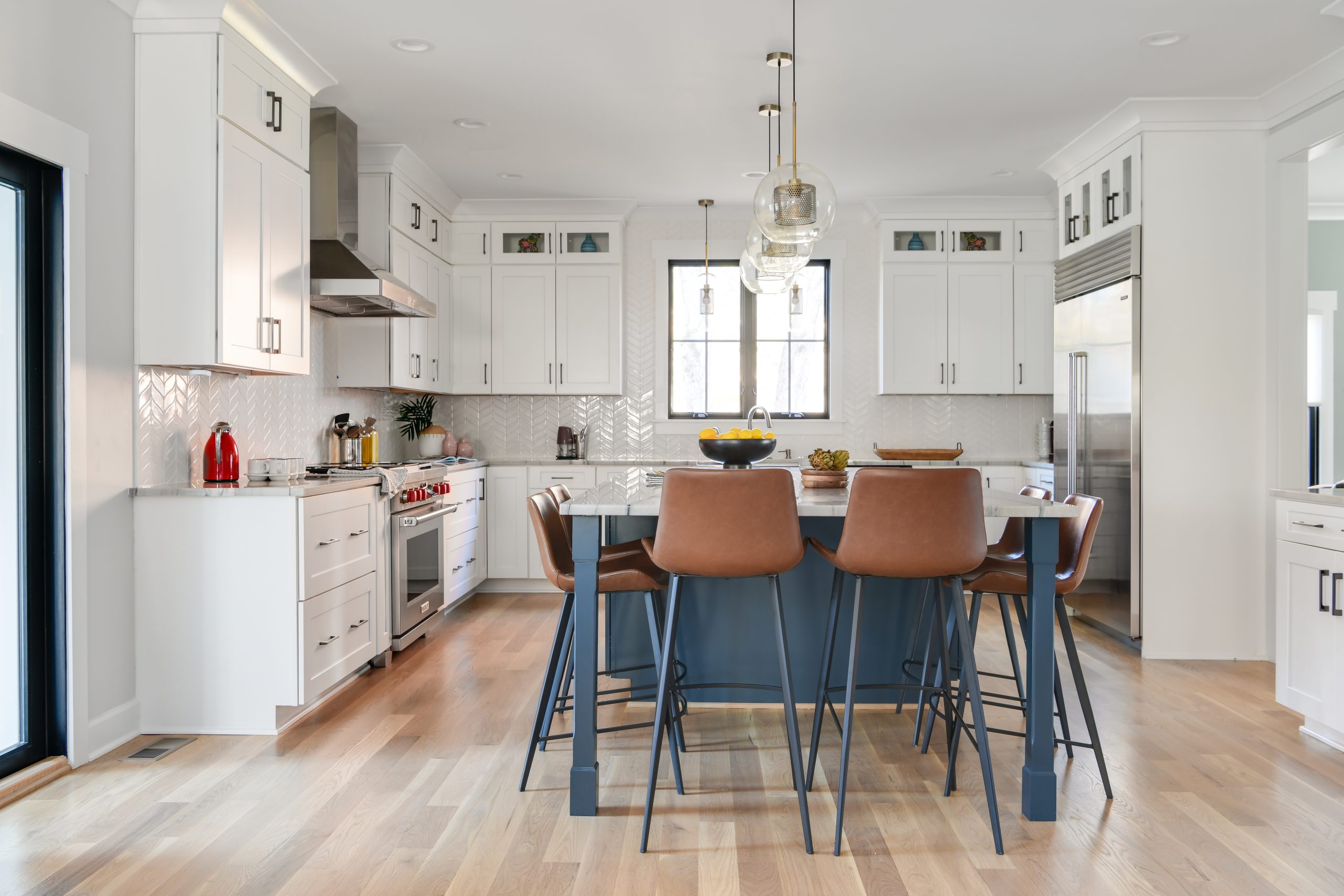 Photo of the kitchen which was part of the home design project