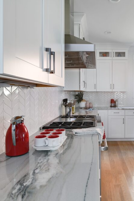 Photo of the kitchen which was part of the home design project