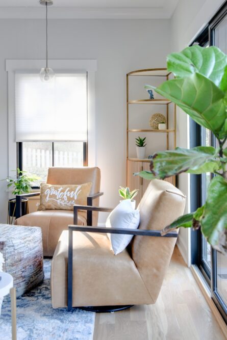 Photo of the living room which was part of the home design project