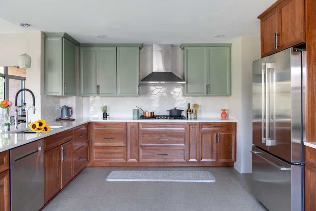 Photo of a kitchen remodel in Reston VA